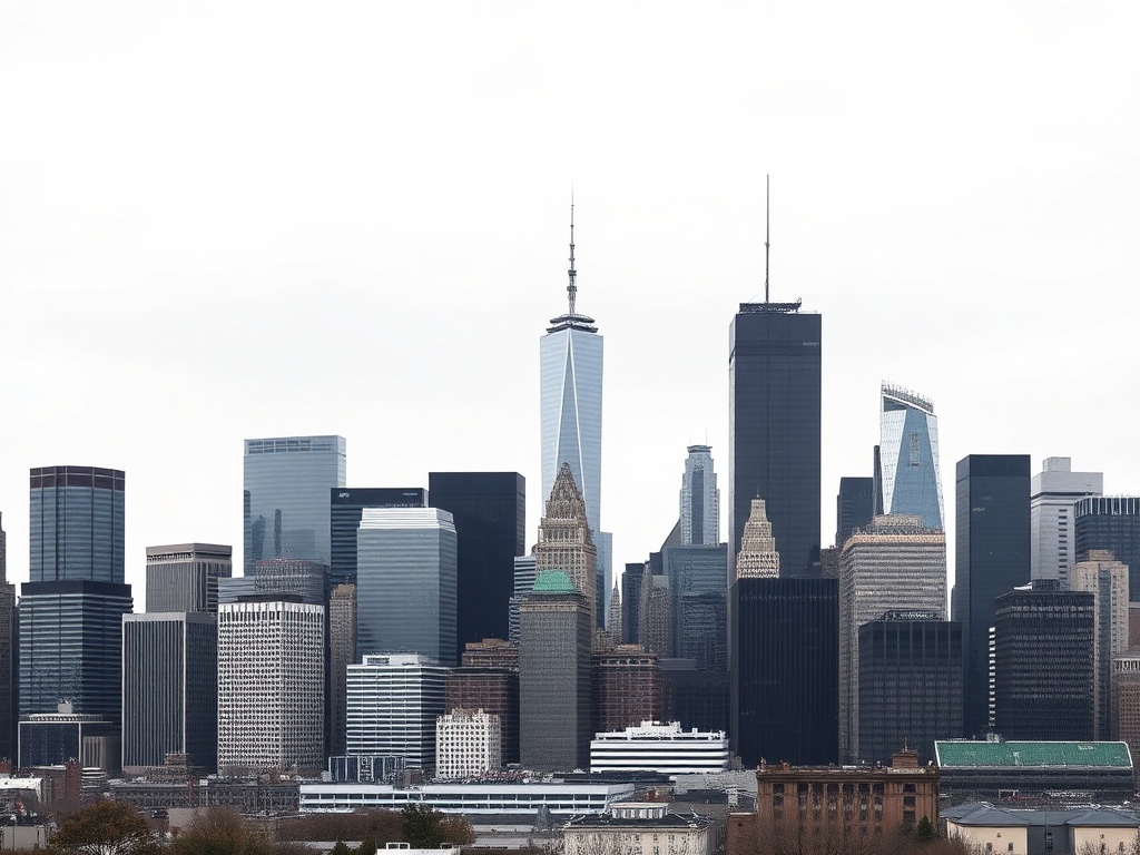 New York City business skyline with skyscrapers representing commercial insurance solutions